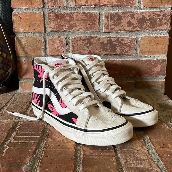 Vans Sk8-Hi 38 DX Summer Leaf Shoes - Picture 1 of 10